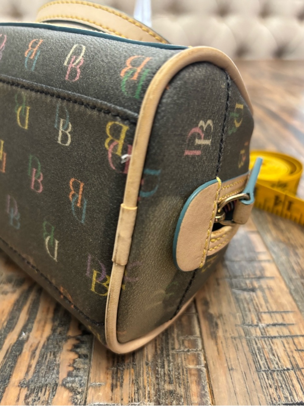Dooney & Bourke Signature Mini Bowler Bag - Picture 7 of 16